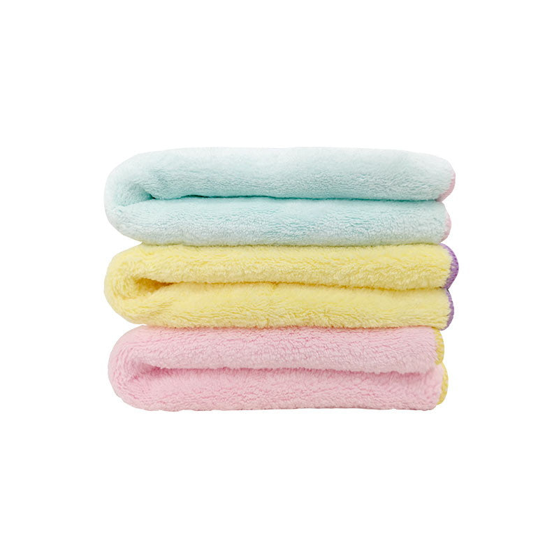 Fluffy Color Face Towel