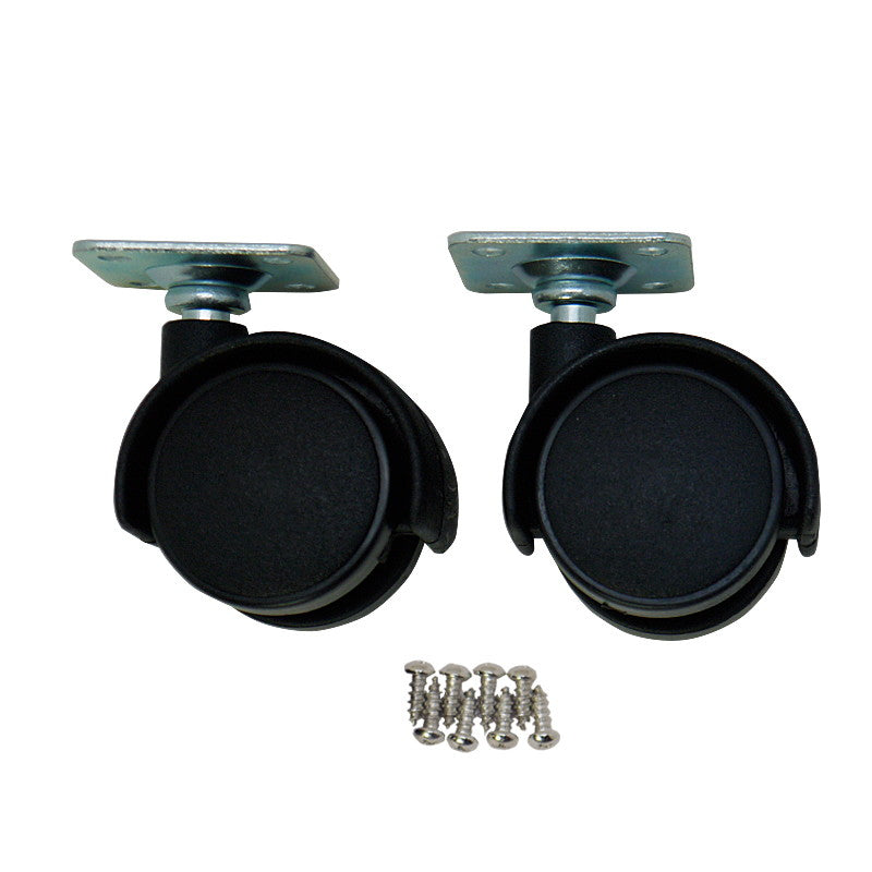 Plate Double Wheel Caster (2 Pieces)