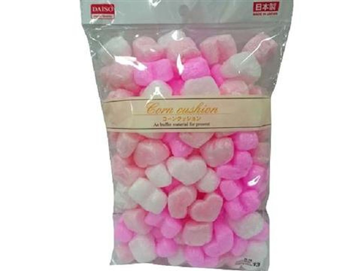 Corn Cushion, Pink White