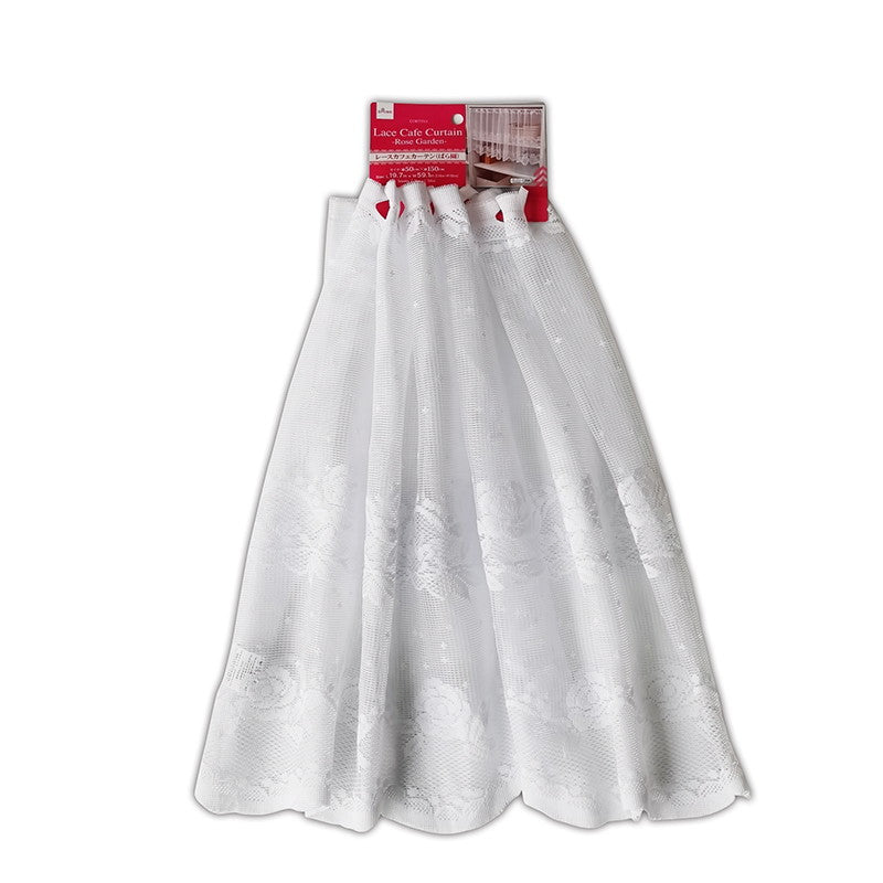 Lace Cafe Curtain (Rose Garden)