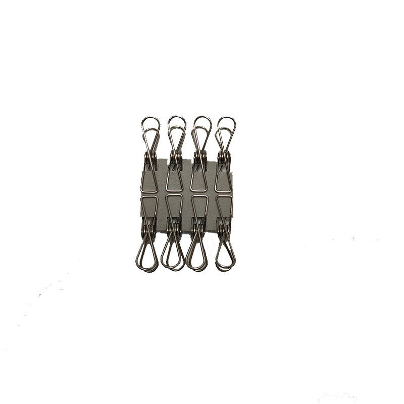 Stainless Steel Clips (8 Pieces)