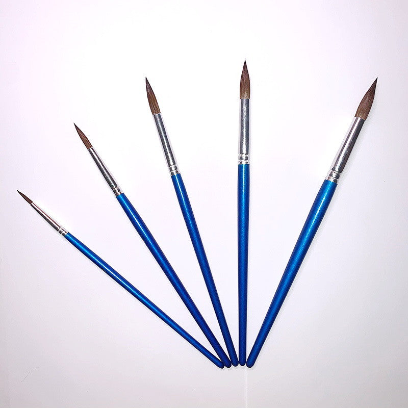Horse Hair Round Brush (5 Pieces)
