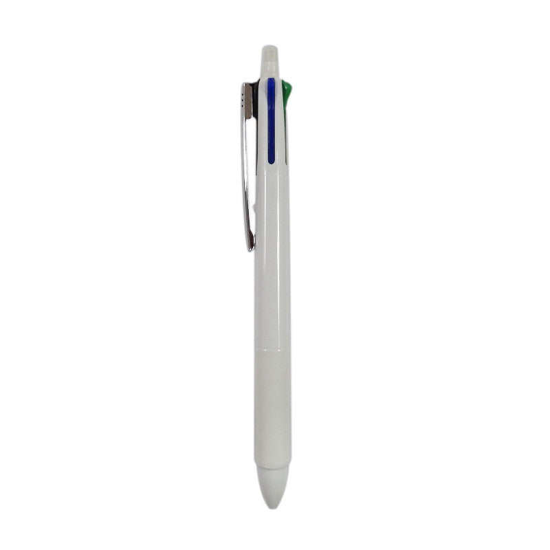 White Body Multi-Function Ballpoint Pen (4 Colors + Sharp)