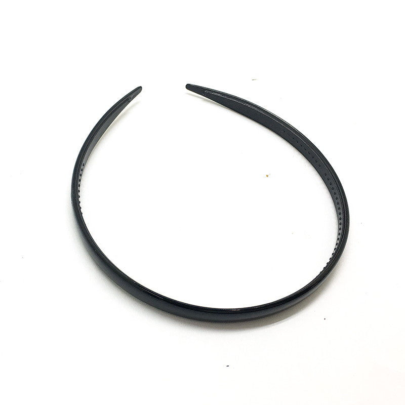 Silicone Headband (Slim, Black)