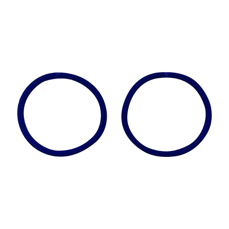 Thick Ring Rubber Bands (2 pcs, Navy)
