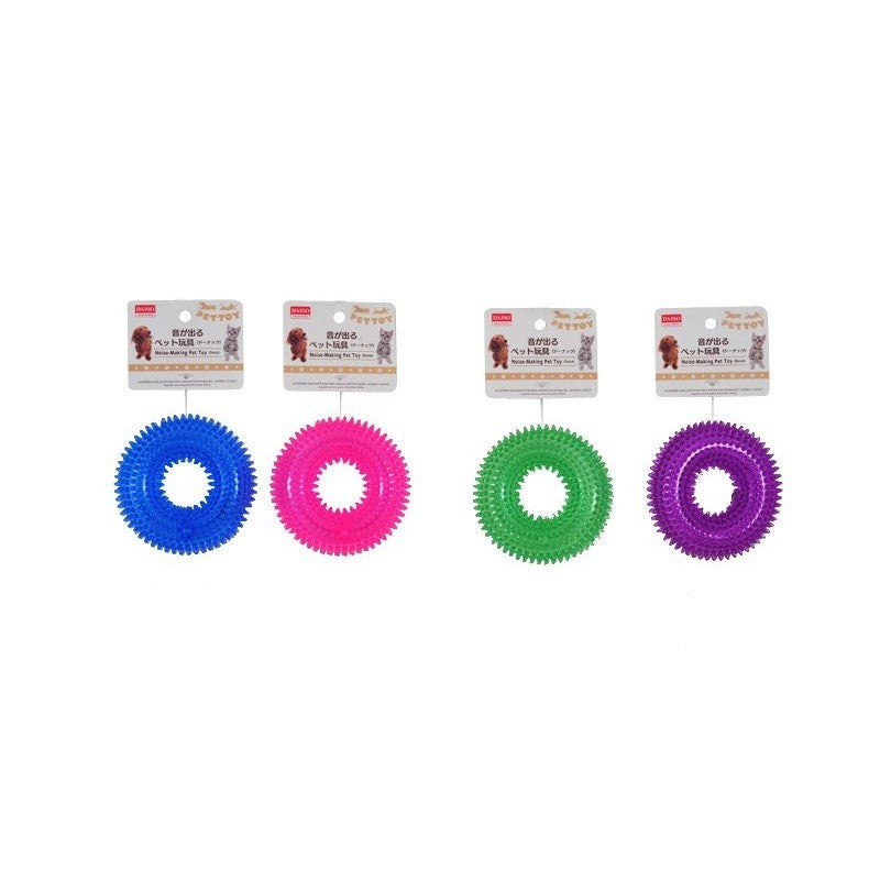Sound Making Pet Toy (Donut)