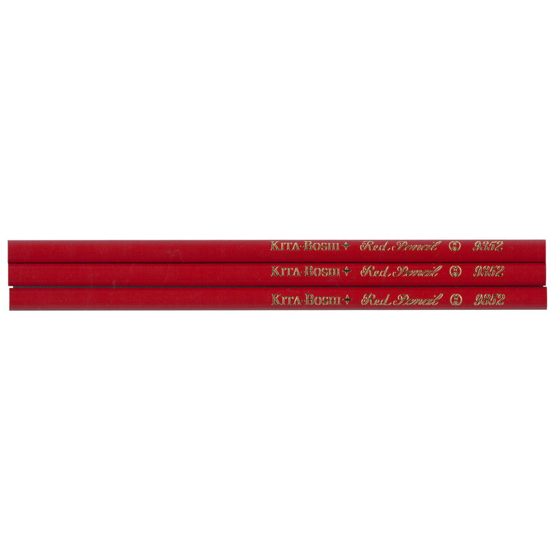 Hokusei Red Pencil (3 pcs)