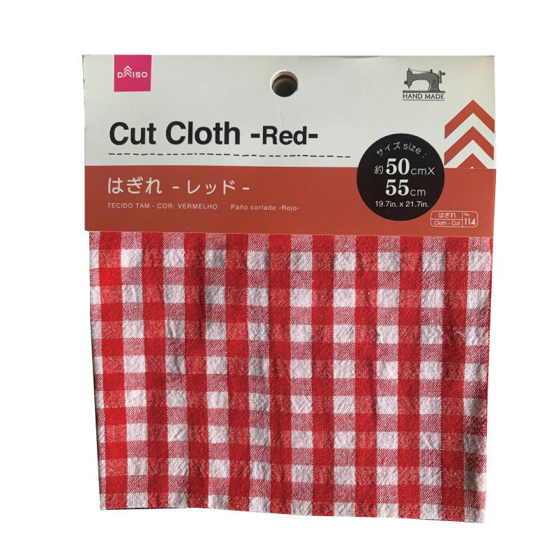 Fabric Remnant Red