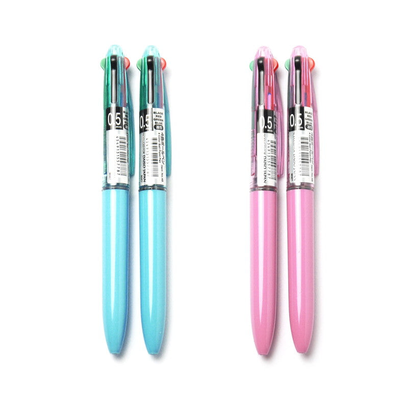 4-Color Ballpoint Pen 2-Piece Set