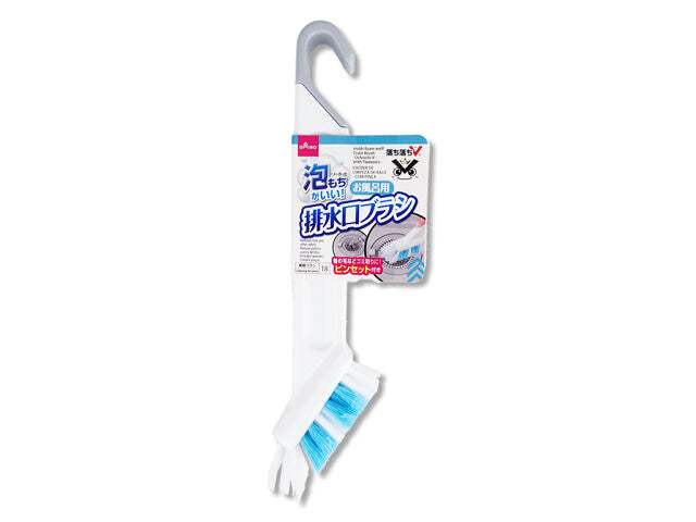 Drain Brush with Tweezers