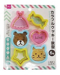 Colorful Cookie Cutters (6 Pieces)