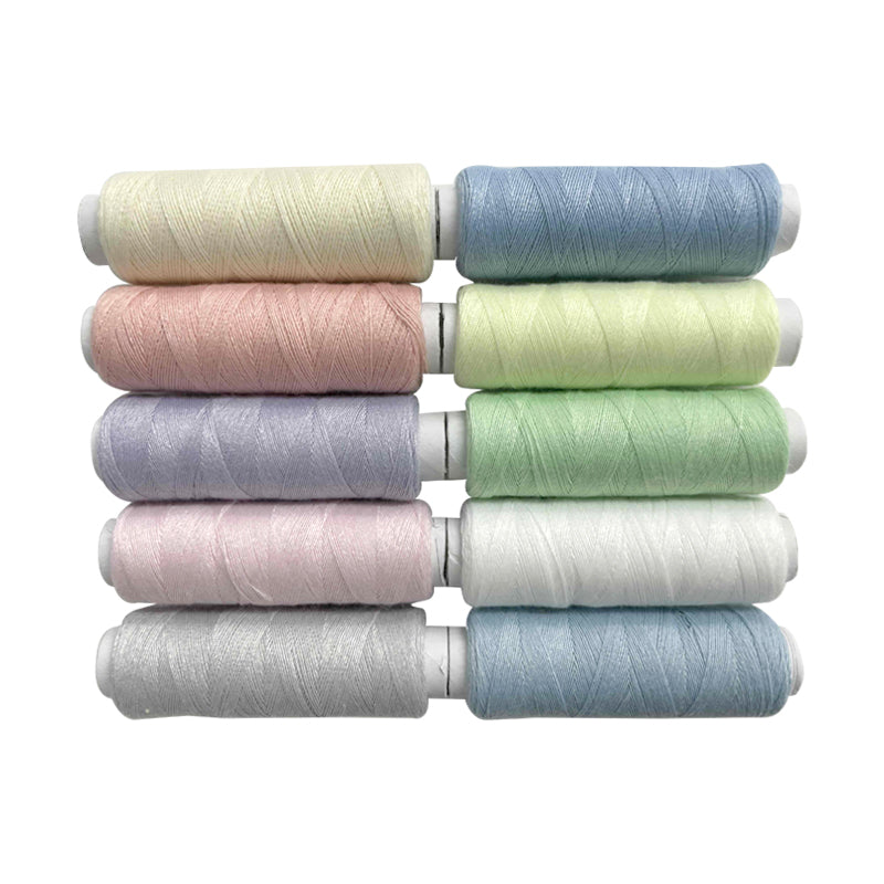 Color Threads (10 Pieces, Pastel Assortment)