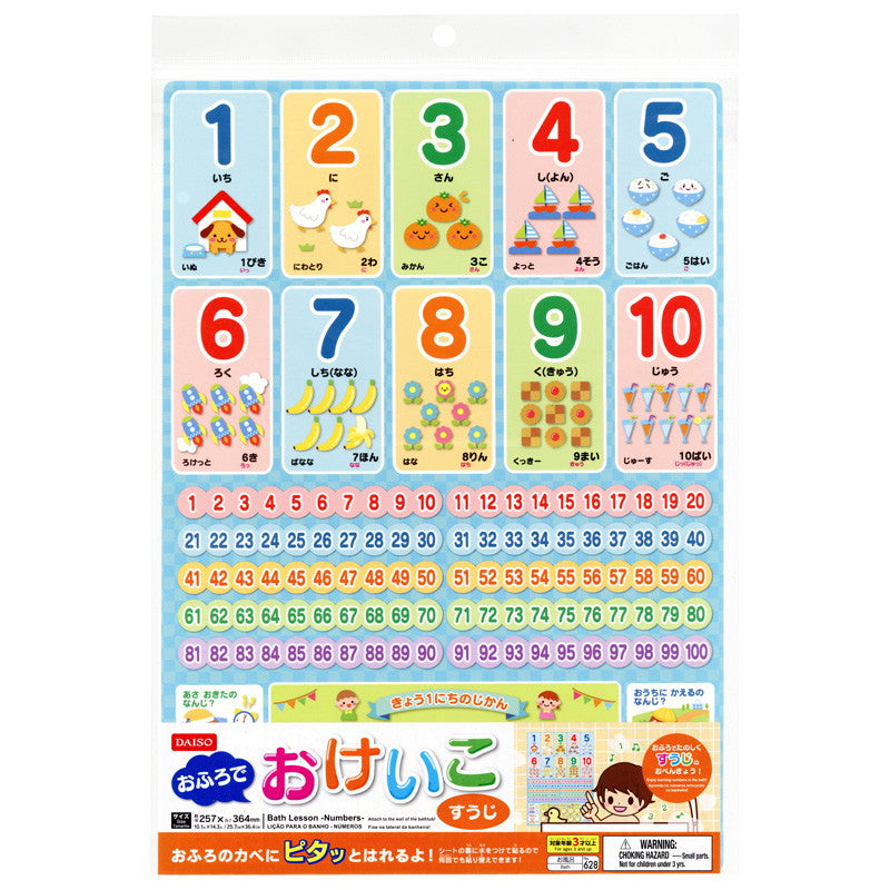 Bath Learning (Numbers)