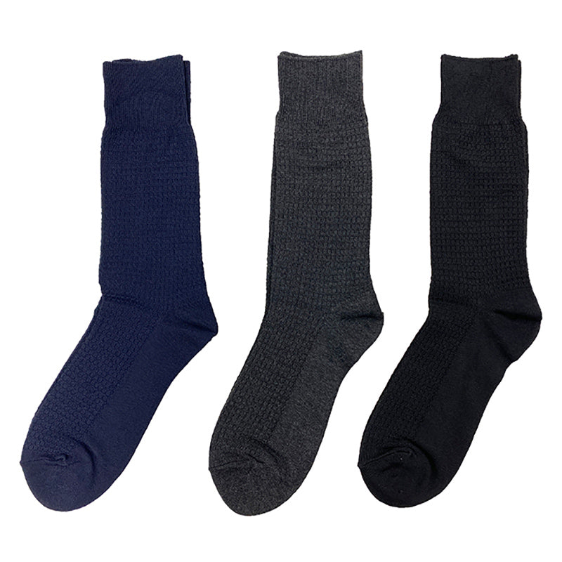 Business Regular Socks (Waffle Pattern)