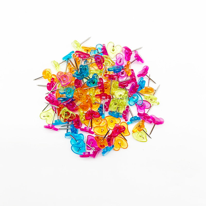 Colored Push Pins (100 pieces)