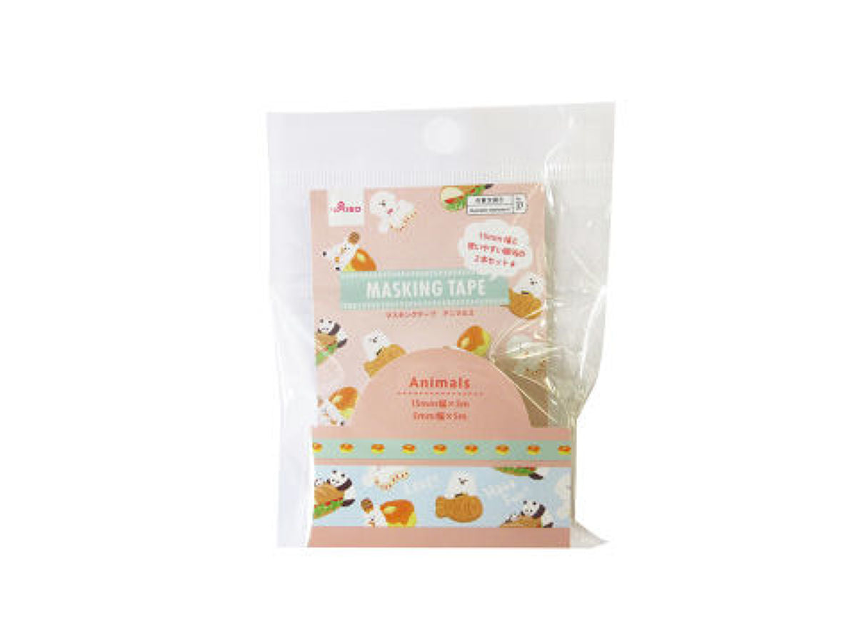 Masking Tape (PGS, Animals, 2 Roll Set)