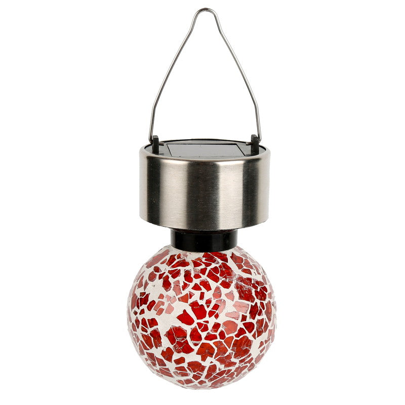 Hanging Solar Garden Light (Mosaic Glass)