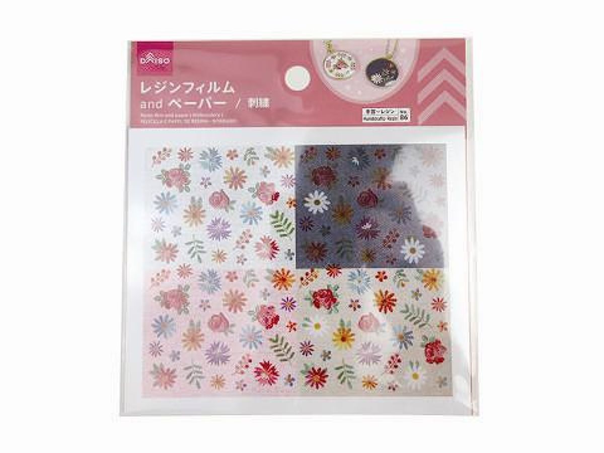 Resin Film & Paper (Embroidery)