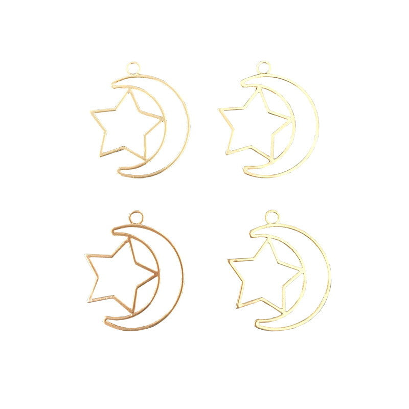 UV Resin Frame (Star Moon, 4 Pieces)