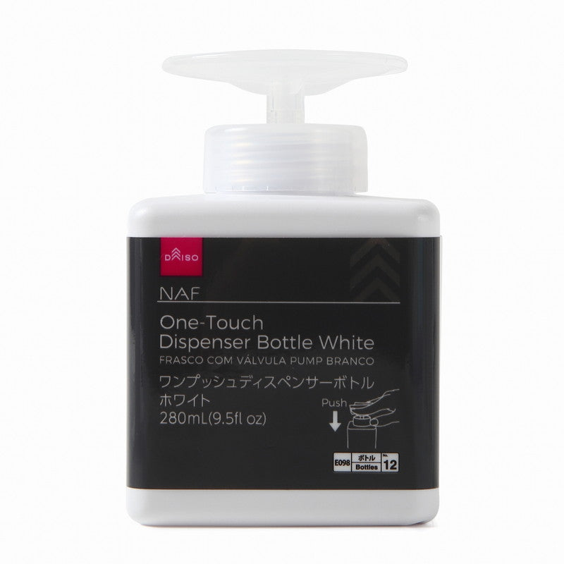 One-Push Dispenser Bottle (White)