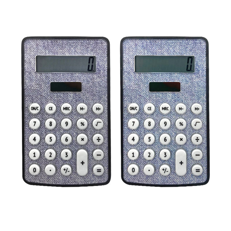 Printed Calculator (Denim Pattern)