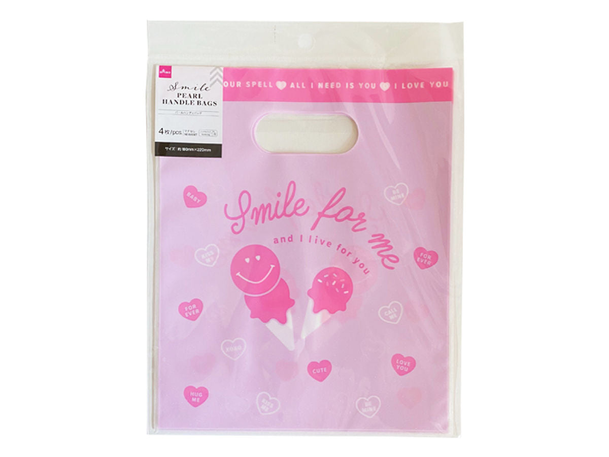 Pearl Handy Bag (Smiley, 4 Pieces)