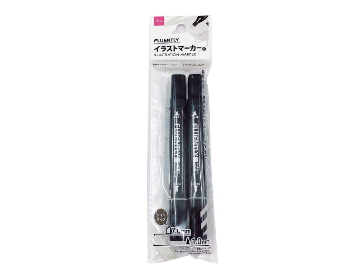 Illustration Markers (Natural Cool Gray & Natural Warm Gray)