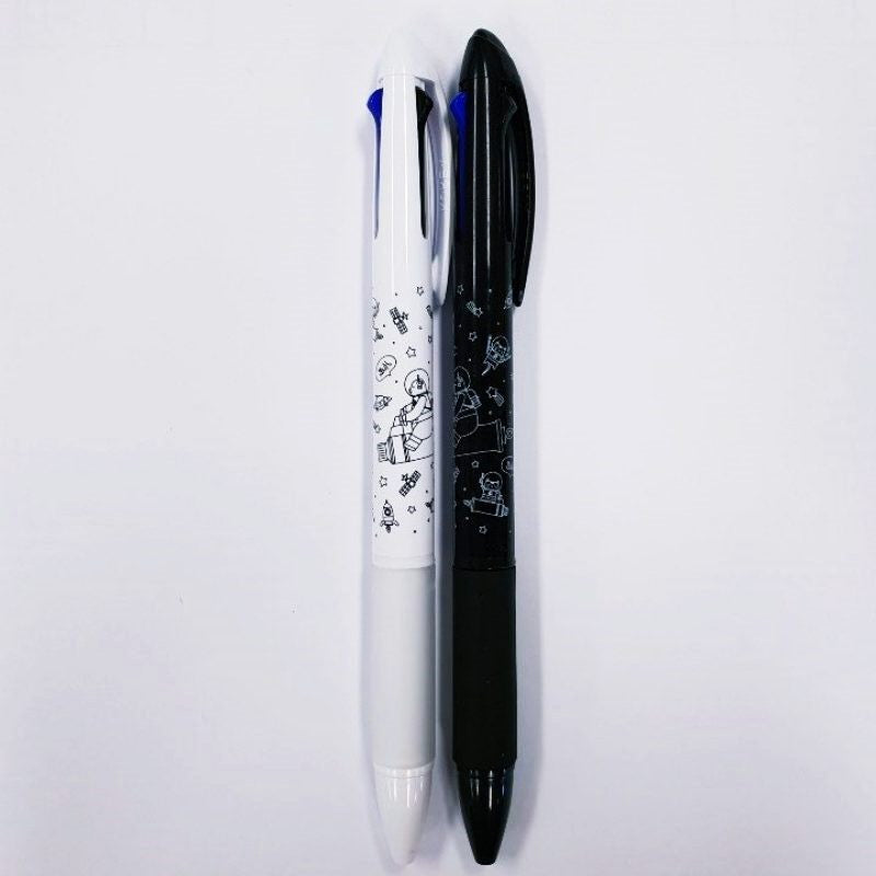 3-Color Ballpoint Pen (Hello Bear, Low Viscosity Oil-based Ink, 2 pcs)