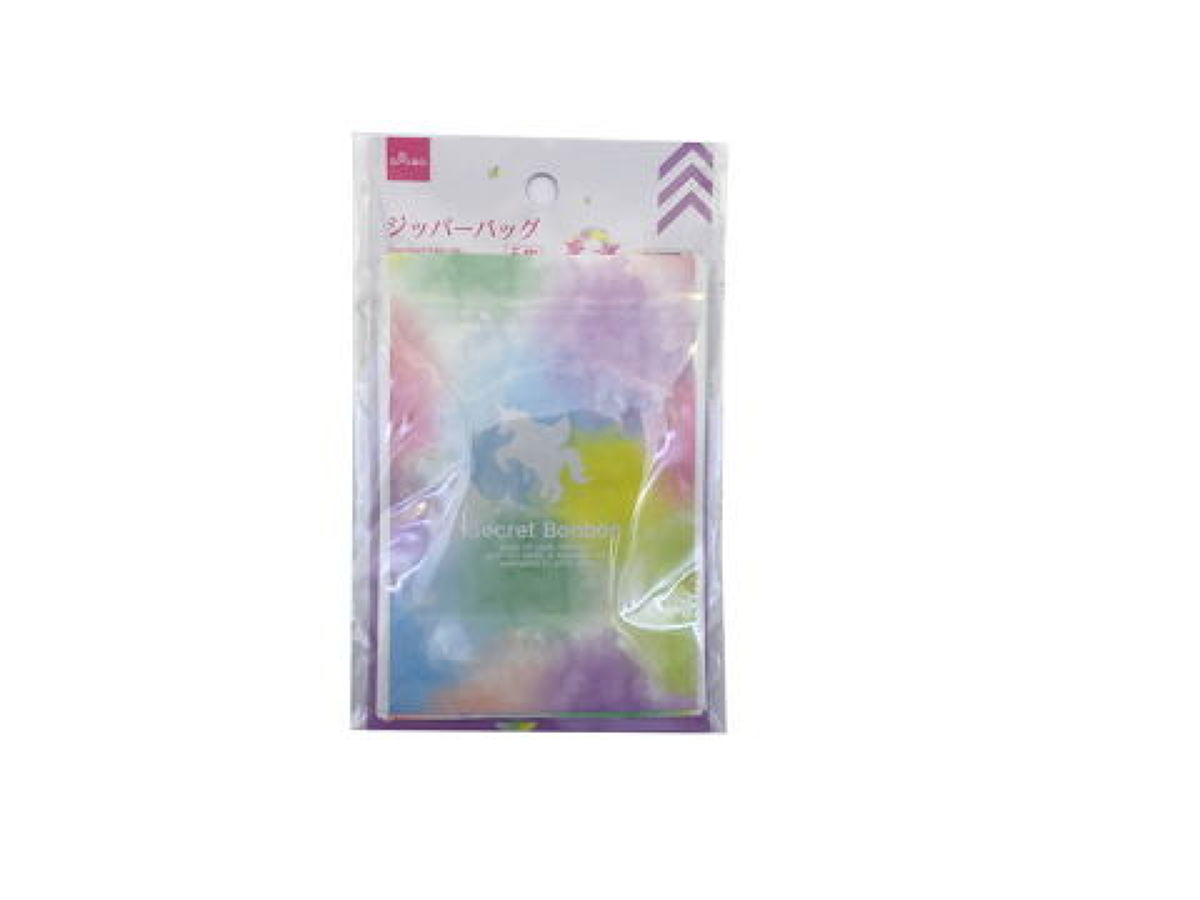 Zipper Bag D (RB, 5 Pieces)