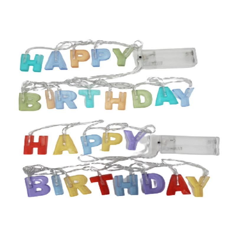 Glowing Garland (Happy Birthday)
