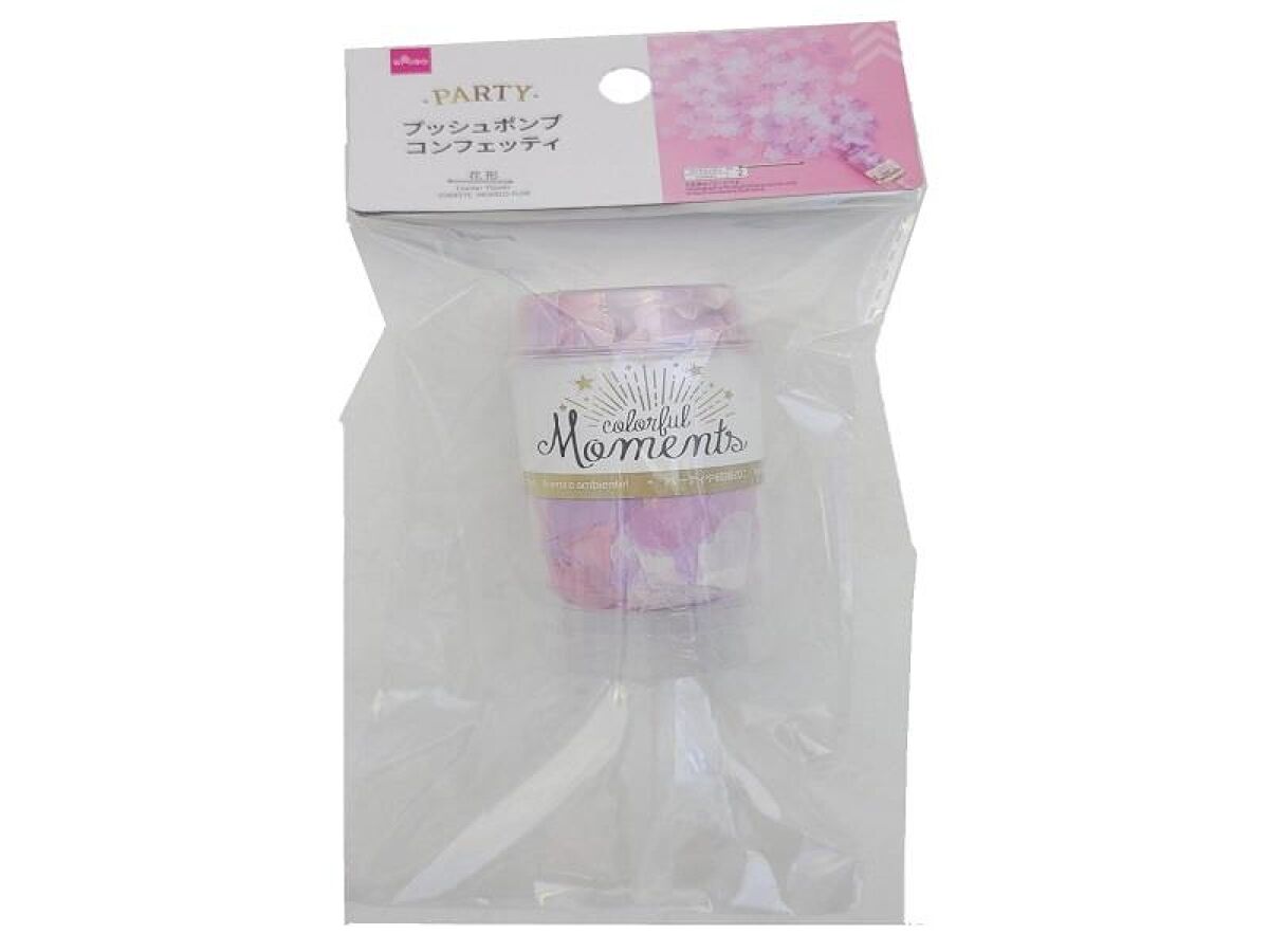 Push Pump Confetti (Flower Shape)