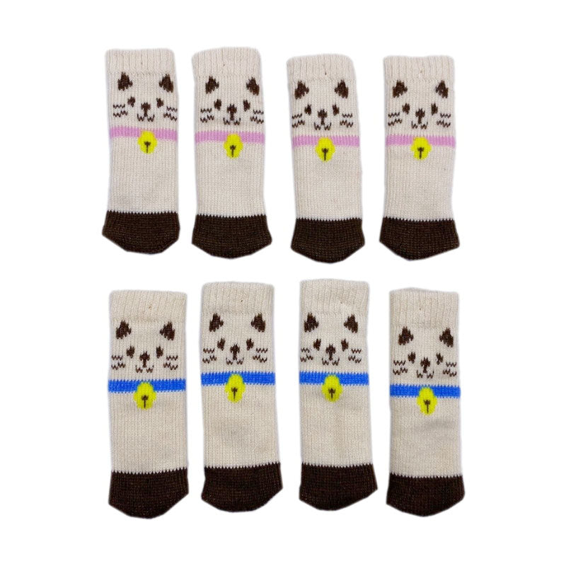 Chair Leg Covers (Animal, Cat, Slim Type, 4 Pieces)