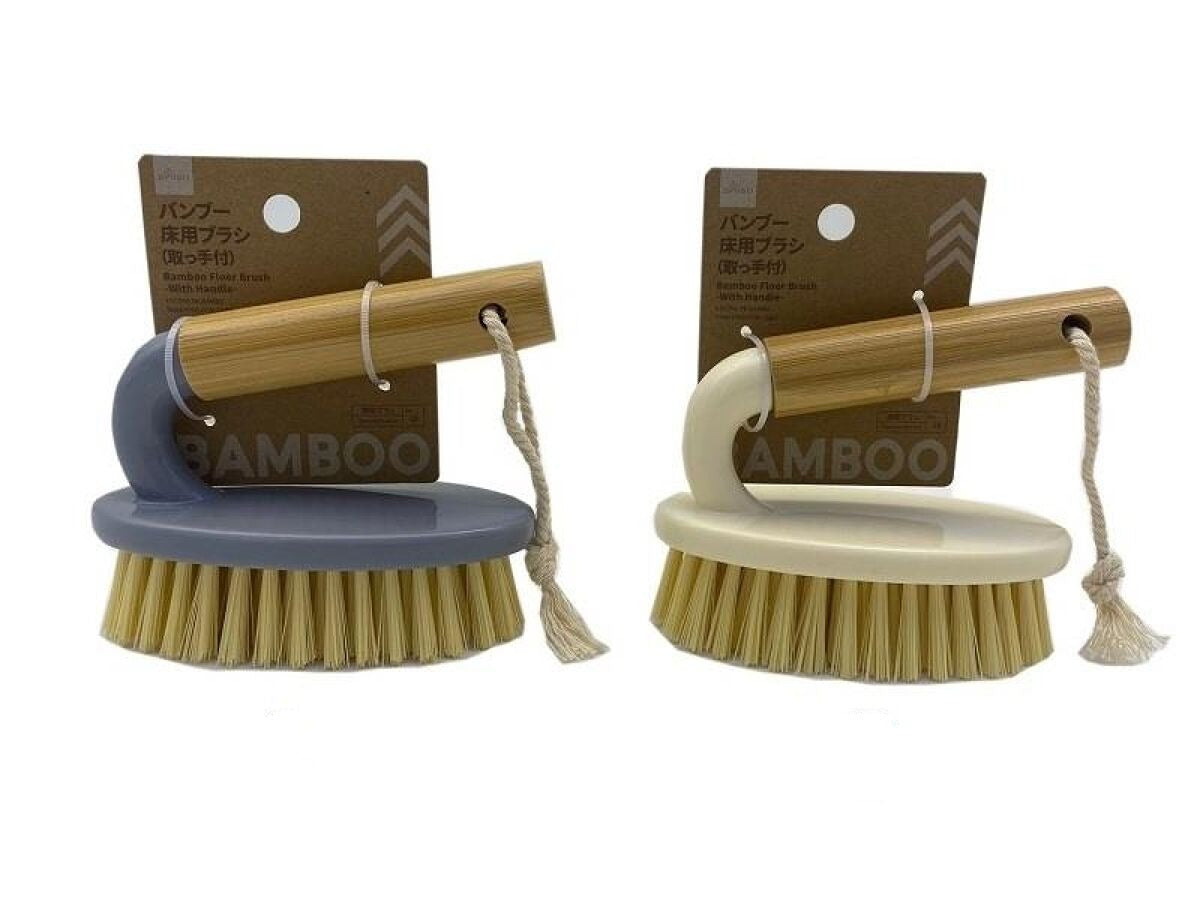 Bamboo Floor Brush (with Handle)
