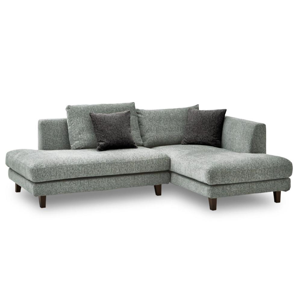 Left Couch Sofa Raymons Brown Leg Type Light Gray