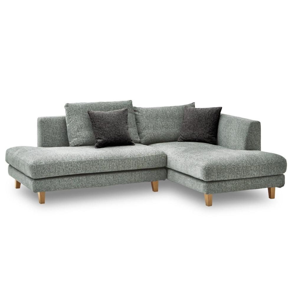 Left Couch Sofa Raymons Natural Leg Type Light Gray