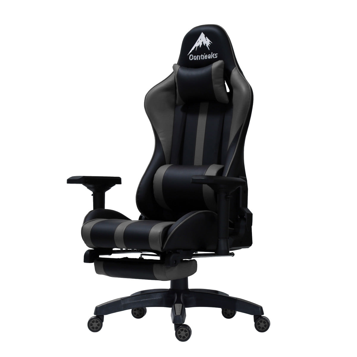 Lucel V3 Gaming Chair with Ottoman Gray