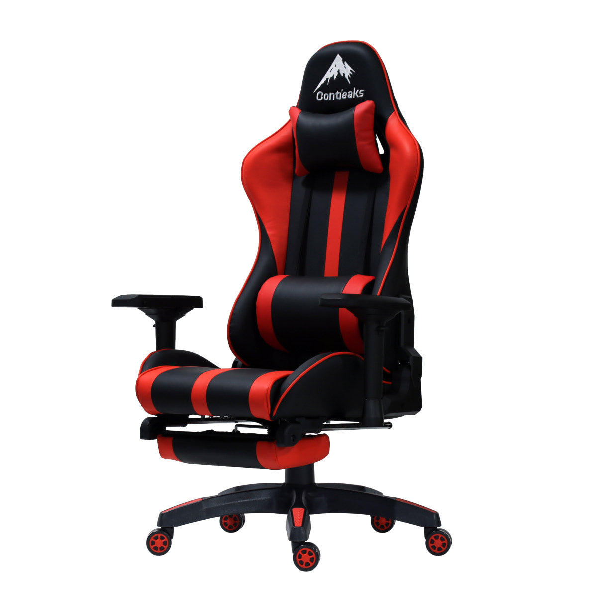 Lucel V3 Gaming Chair with Ottoman Red