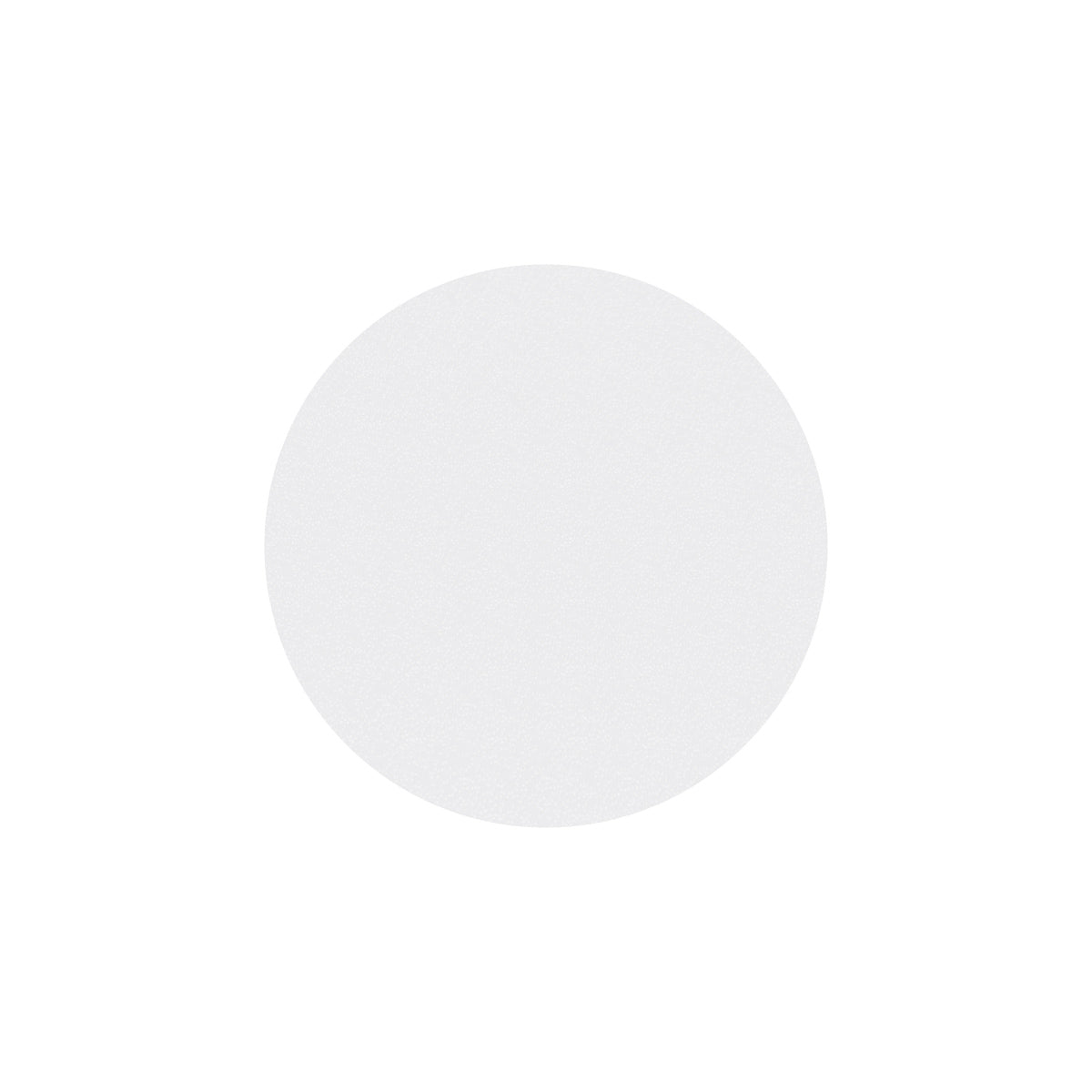 Chair Mat Diameter 90cm Round No Logo White