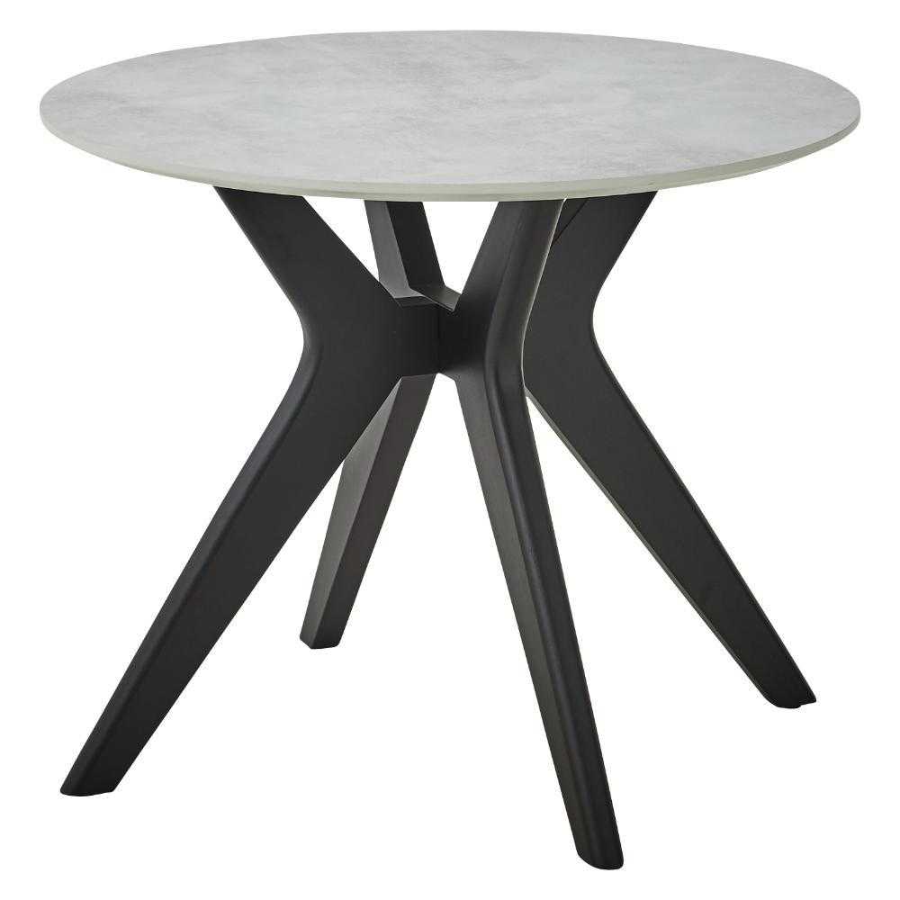 Lamin Dining Table Round 90cm Brown