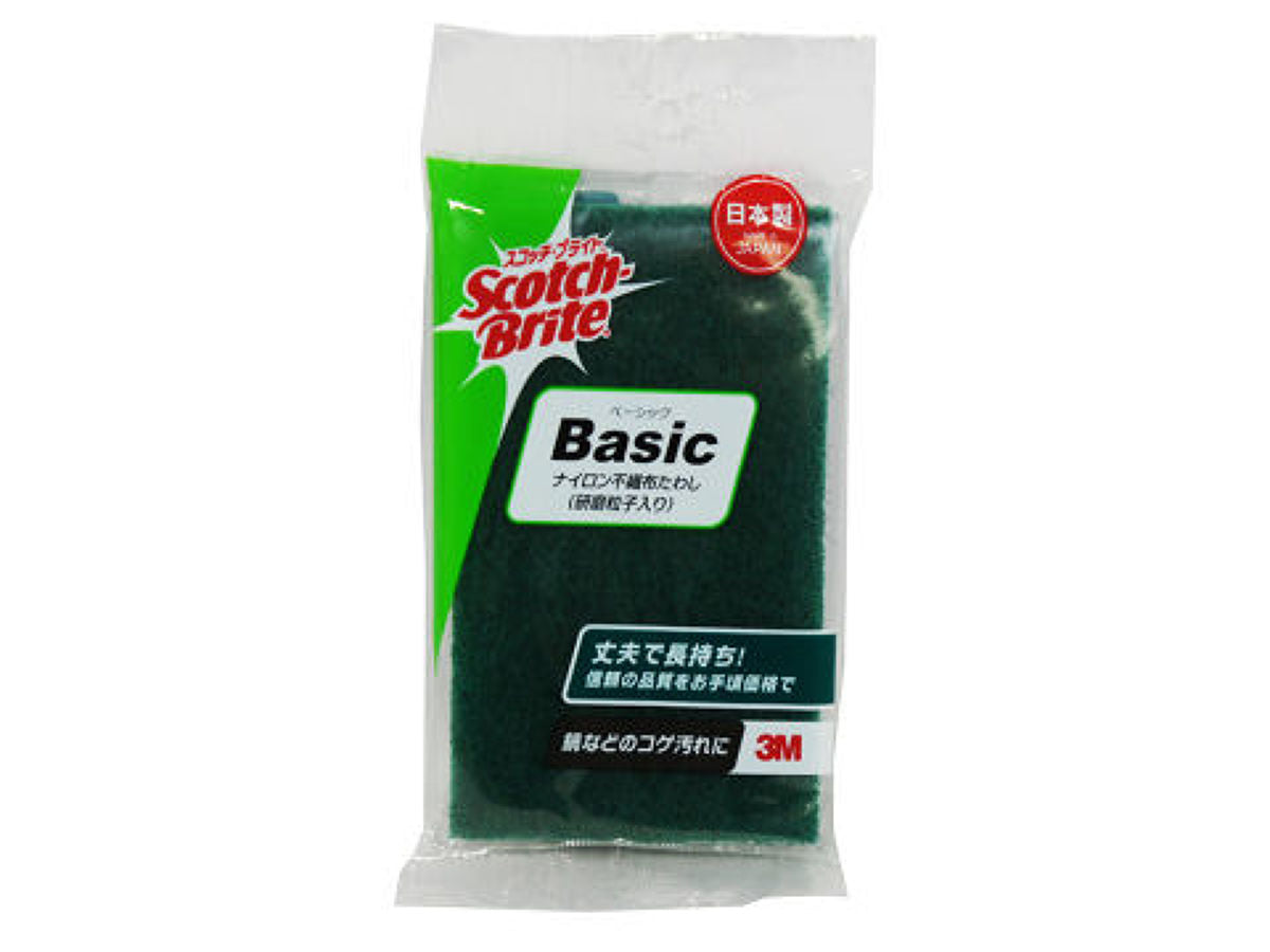 Scotch-Brite Basic Nylon Non-Woven Scrub Pad