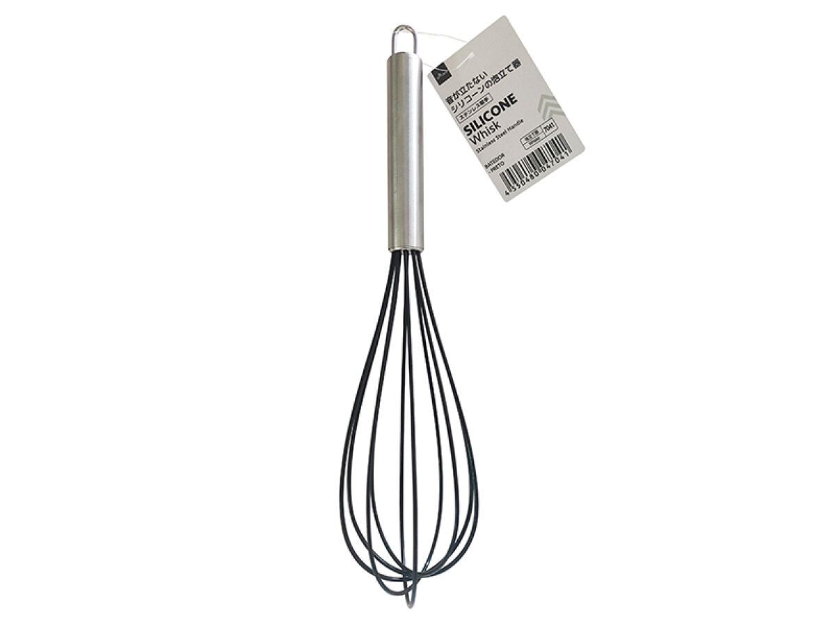 Whisk (Stainless Steel Handle, Black)