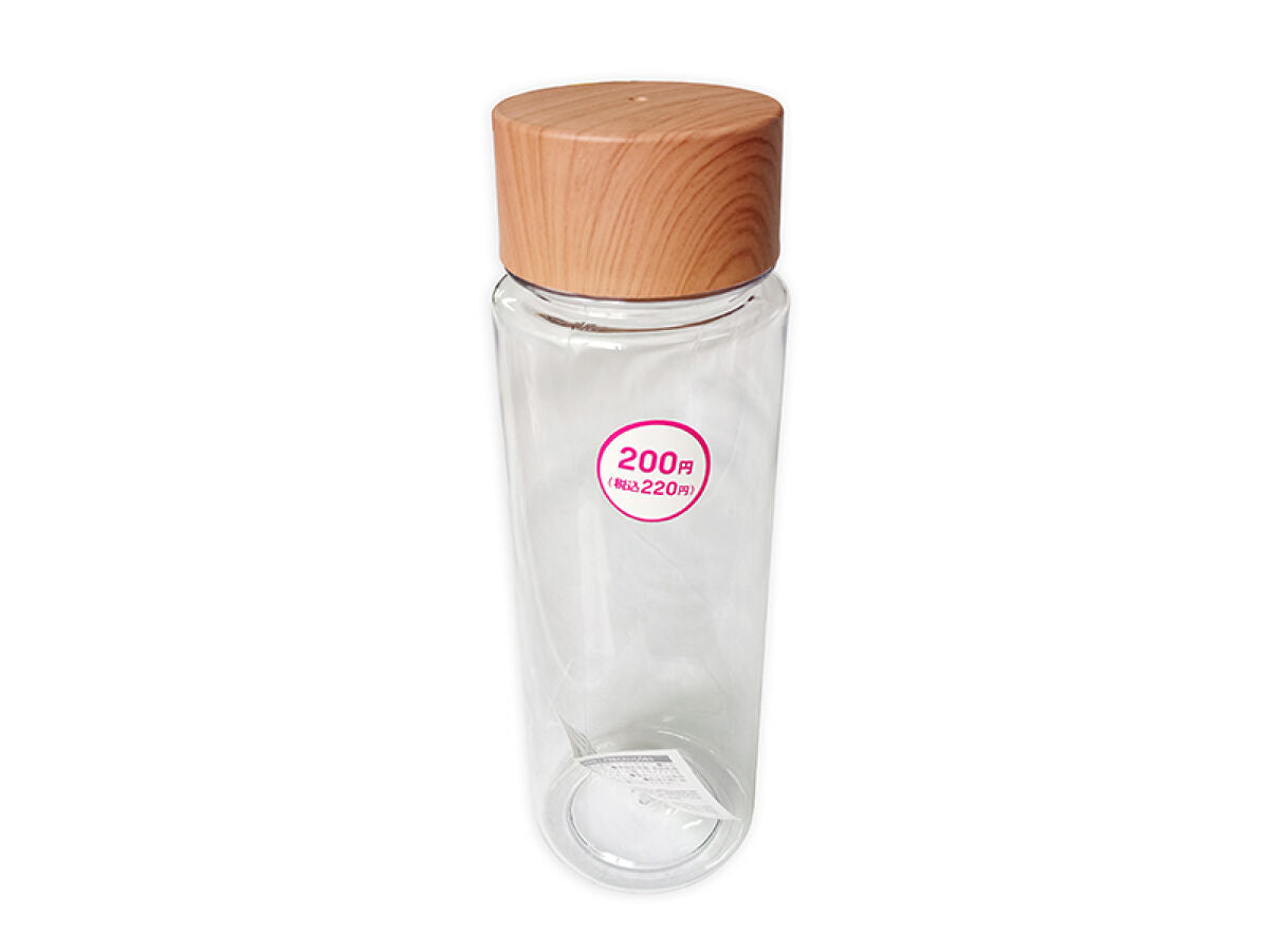 Drink Bottle (Wood Grain Lid, Light Brown)
