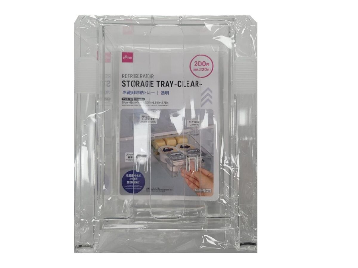 Transparent Refrigerator Storage Tray