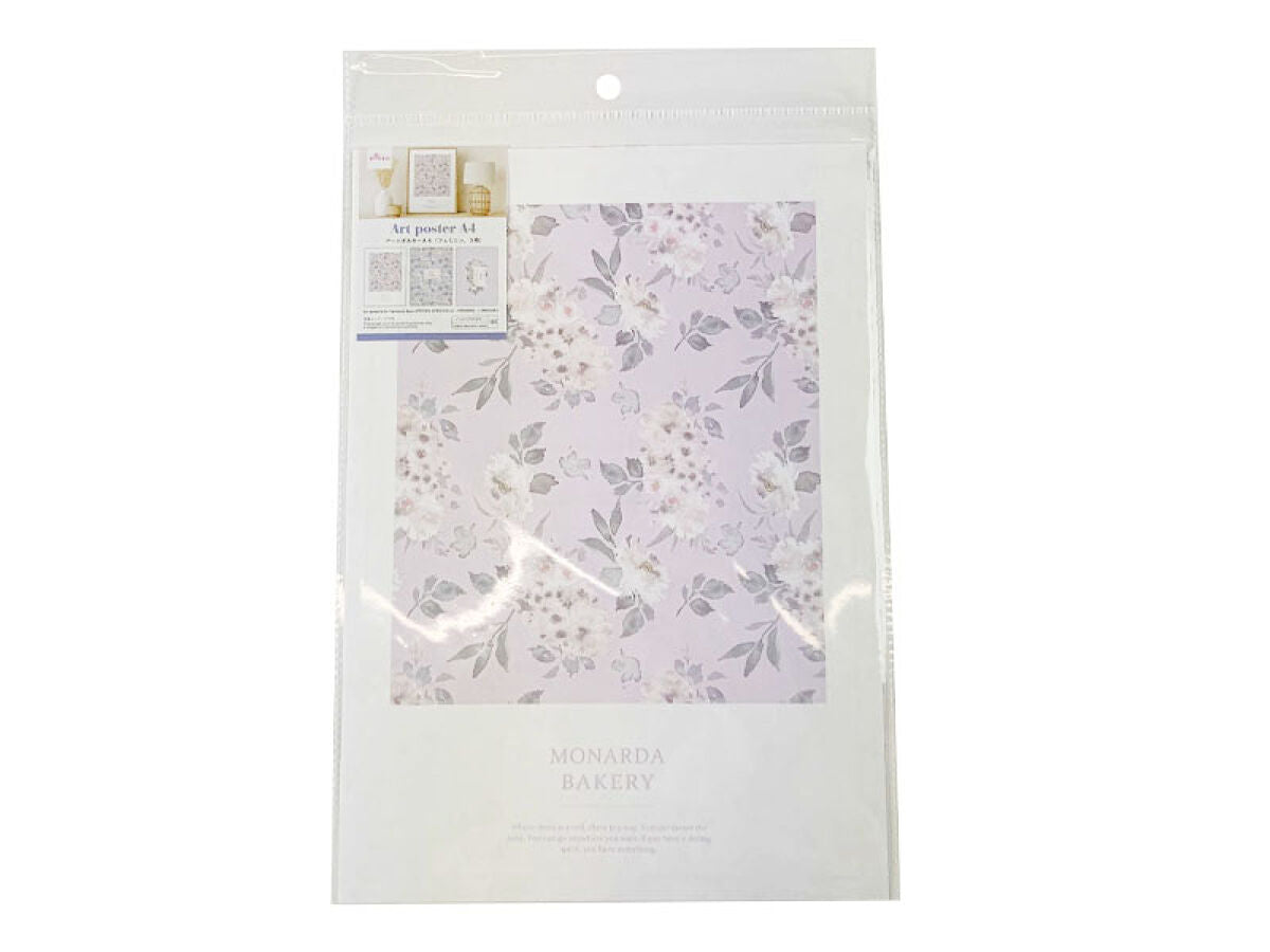 Art Poster A4 (Feminine, 3 Pieces)