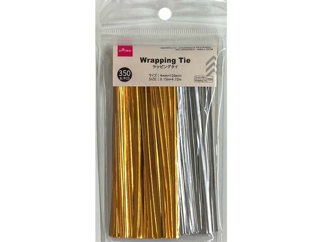 Wrapping Tie (Gold & Silver Color, 350 Pieces)