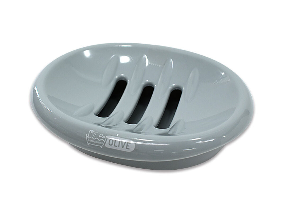 Soap Dish (Olive, Fountain Blue)