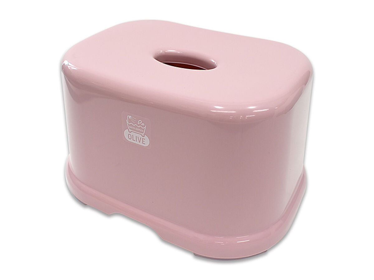 Bath Stool (Olive, Dawn Pink)