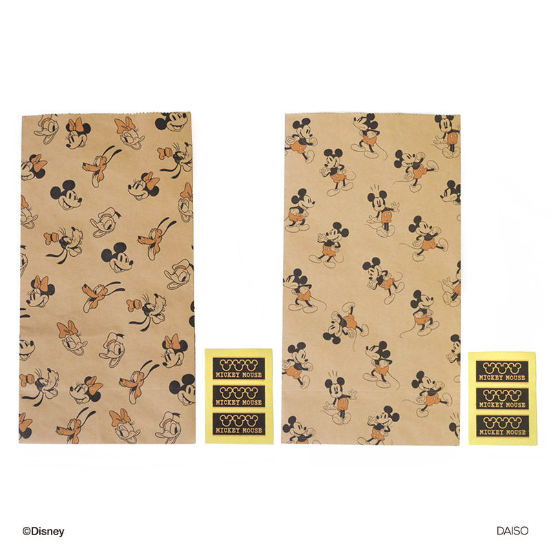 Craft Bag, Square Bottom, L, 3 Pieces (Mickey & Friends)