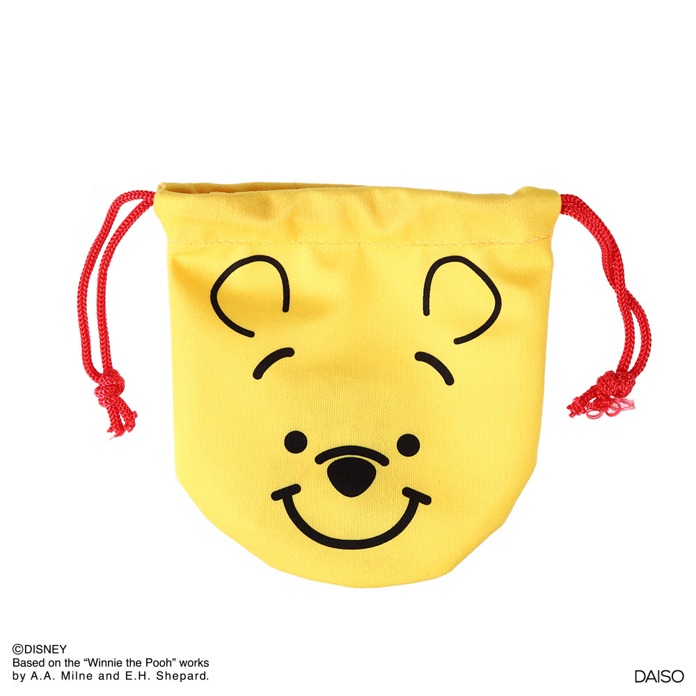 Fluffy Drawstring Bag Die-Cut (Winnie the Pooh)