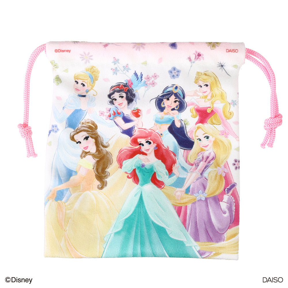 Fluffy Fabric Drawstring (Disney Princess)